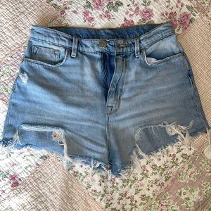 Urban outfitters mom jeans short shorts